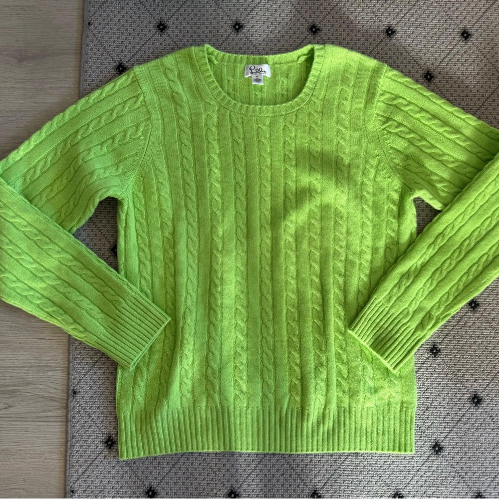 Lilly Pulitzer Cashmere Cable Knit Sweater